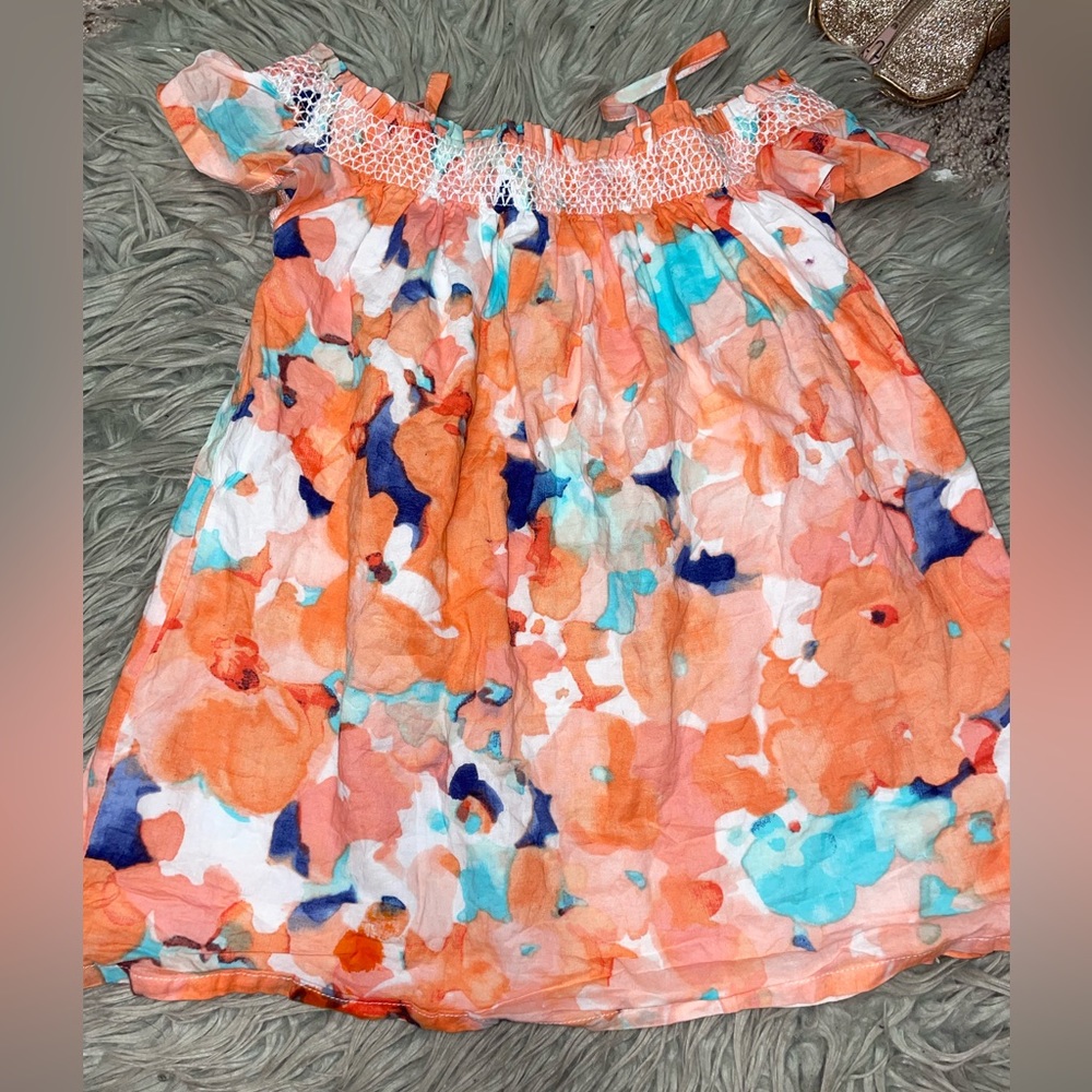 Janie and jack watercolor dress